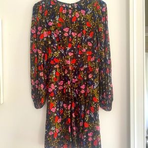 NWOT! Banana republic long sleeve floral mini!